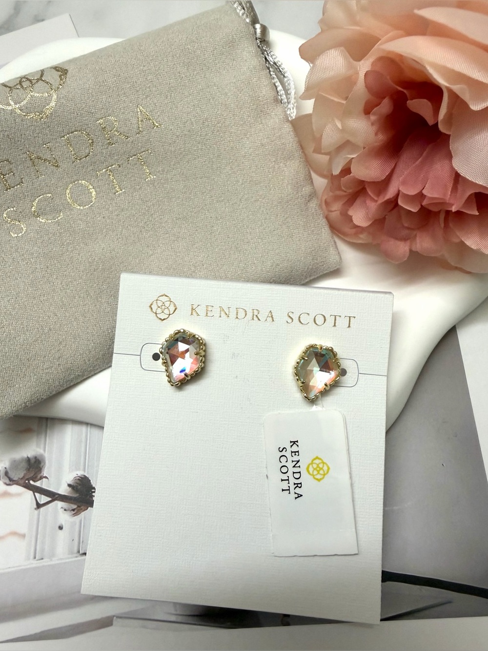 Kendra Scott Aurora Crystal Stud Earrings